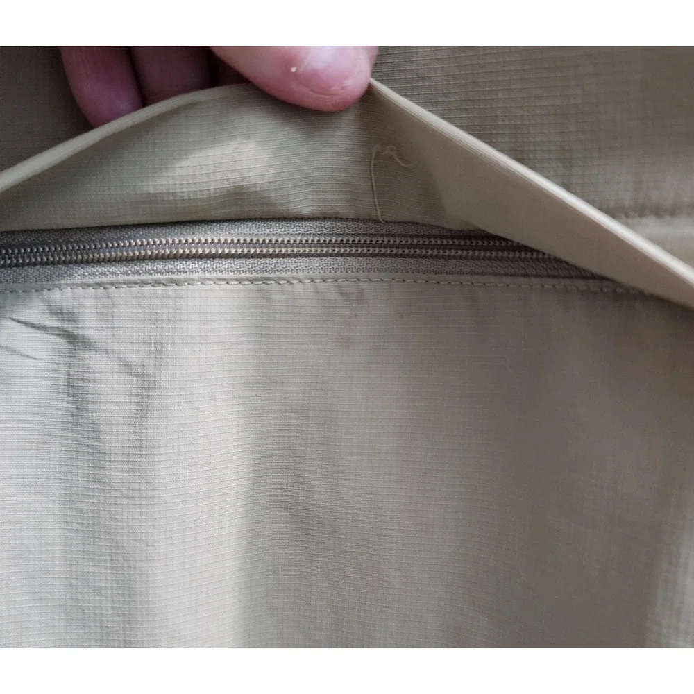 The North‎ Face Mens Convertible Hiking Pants Khaki Ripstop Zip Off Shorts 38x32